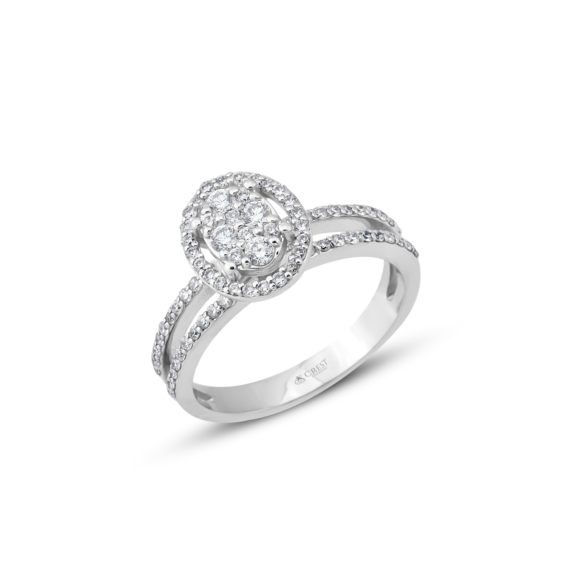 0.53 Karat İki Kollu Tektaş - YZ0032