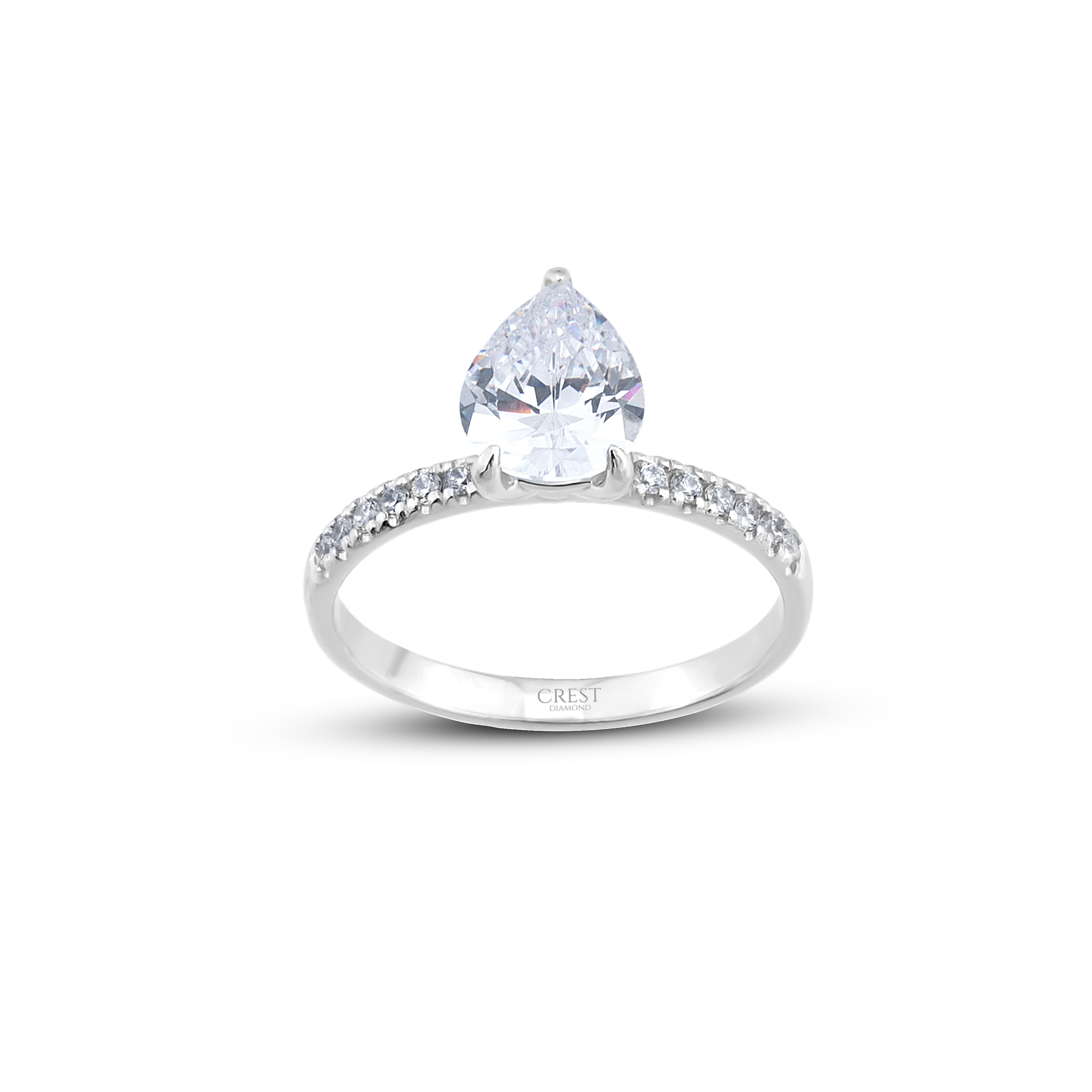 0.80 Karat Damla Yüzük - YZ0010