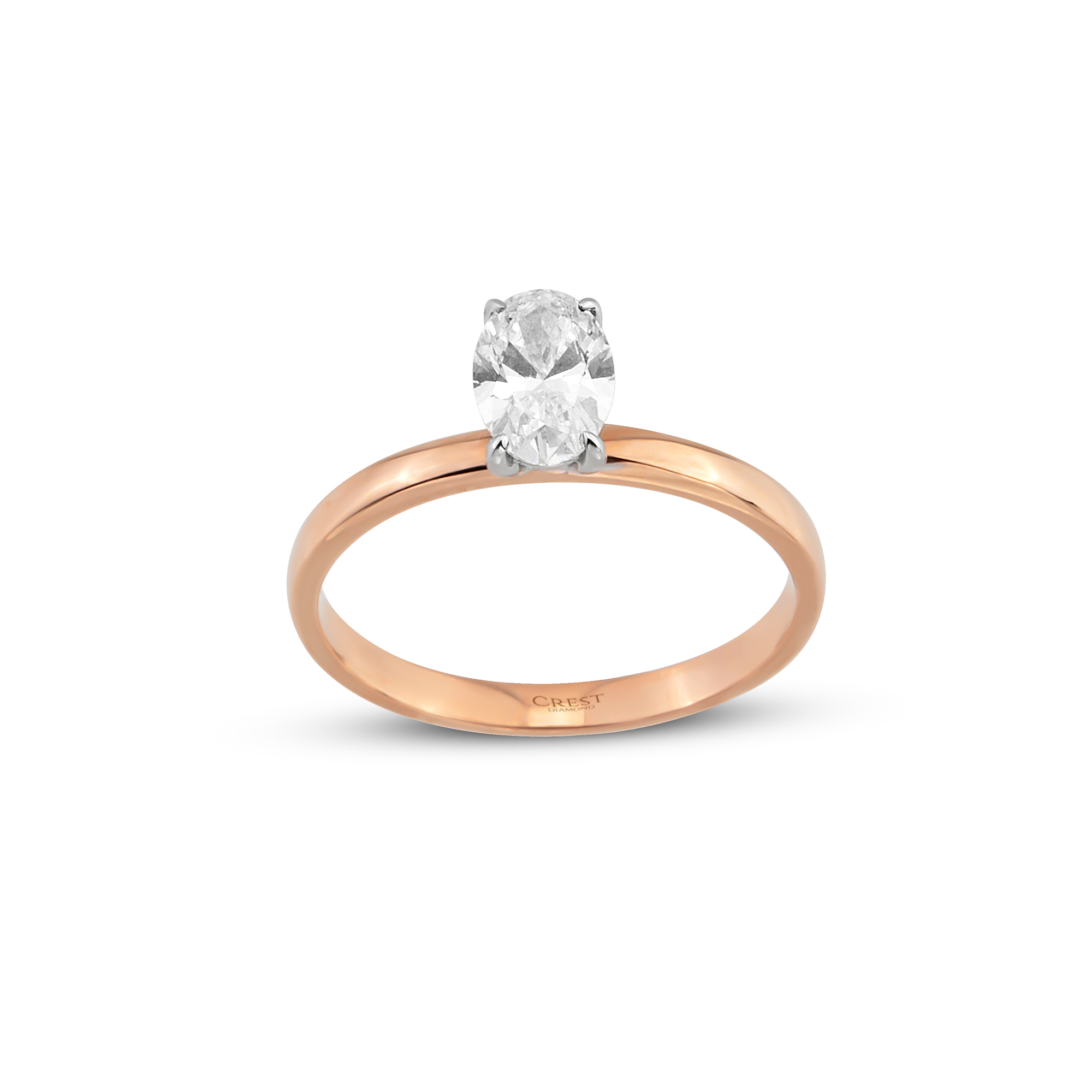 1.00 Karat Oval Tektaş - YZ0026