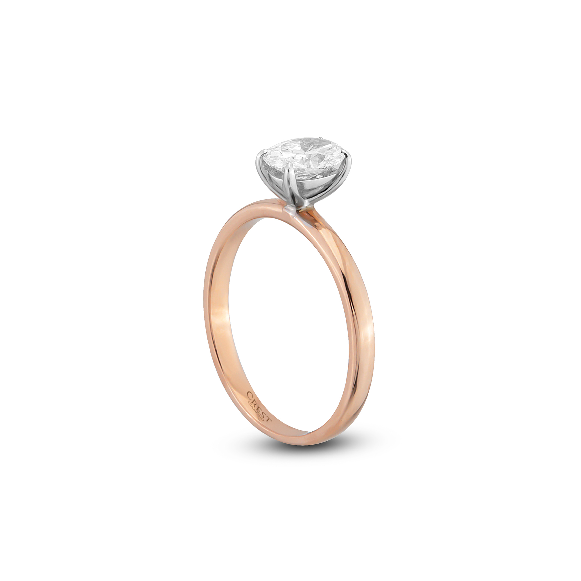 1.00 Karat Oval Tektaş - YZ0026