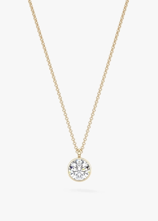 4.00 Karat Tektaş Kolye  KLY0010