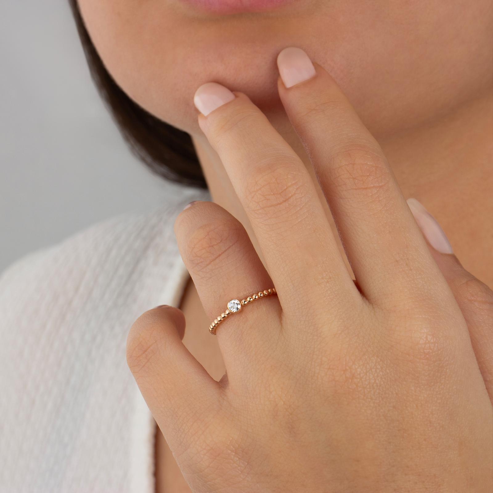 Altın Yüzükler Luna Yüzük - YZ0034